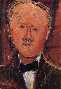 Amedeo Modigliani Portrait de Monsieur cheron Spain oil painting artist